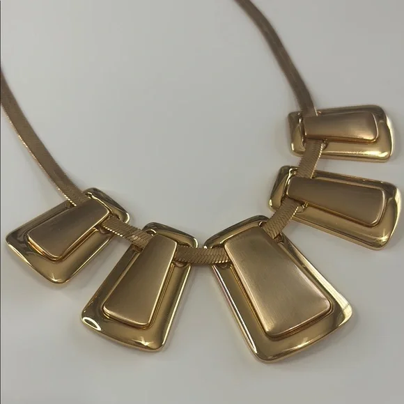 Brighton Gold Geometric Necklace - Picture 3 of 8